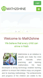 Mobile Screenshot of math2shine.com